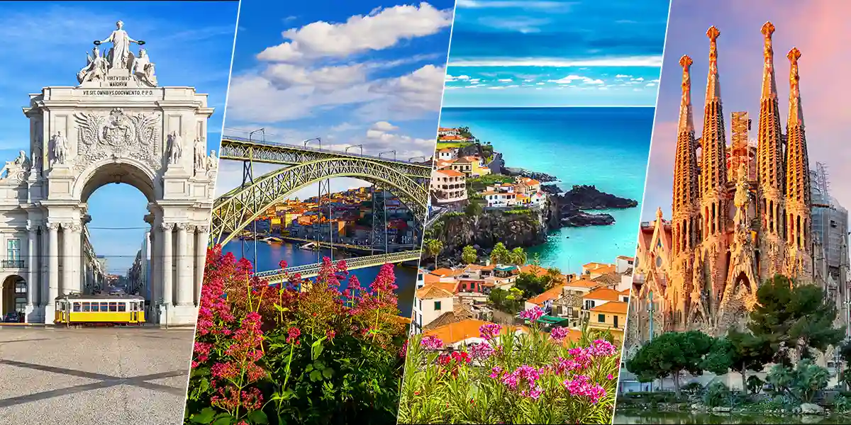 Lisbon, Madeira, Porto & Barcelona Or Madrid